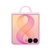 Samsung Silicone Magnet Cover Ring Samsung Galaxy Z Flip 8 - Rosa