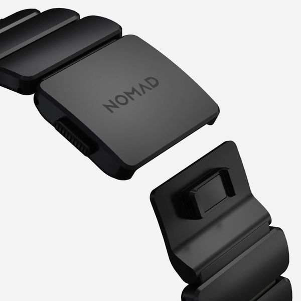Nomad Stratos Armband für Apple Watch | 44/45/46/49 mm - Forest Green / Black Titanium