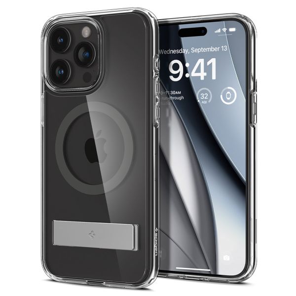 Spigen ﻿Ultra Hybrid S MagSafe Back Cover für das iPhone 15 Pro Max - Graphite