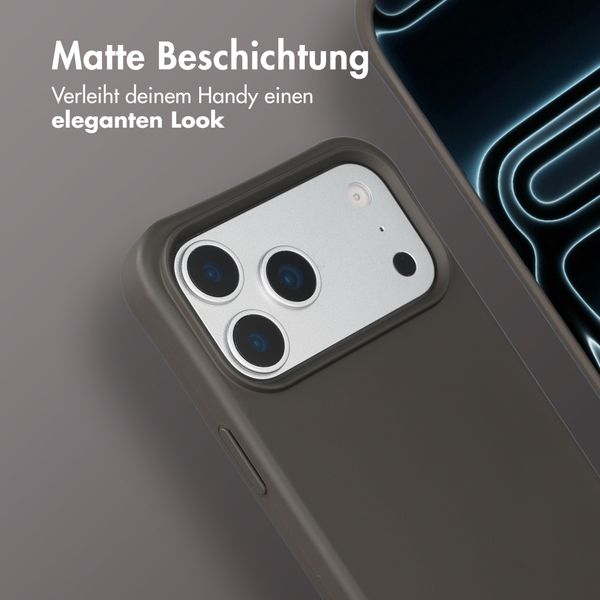 imoshion Color Backcover mit abnehmbarem Handykette und MagSafe Apple iPhone 17 Pro Max - Black Coffee