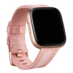 Fitbit Woven Armband für  Fitbit Versa / Versa 2 / Versa Lite - Größe S - Rosa