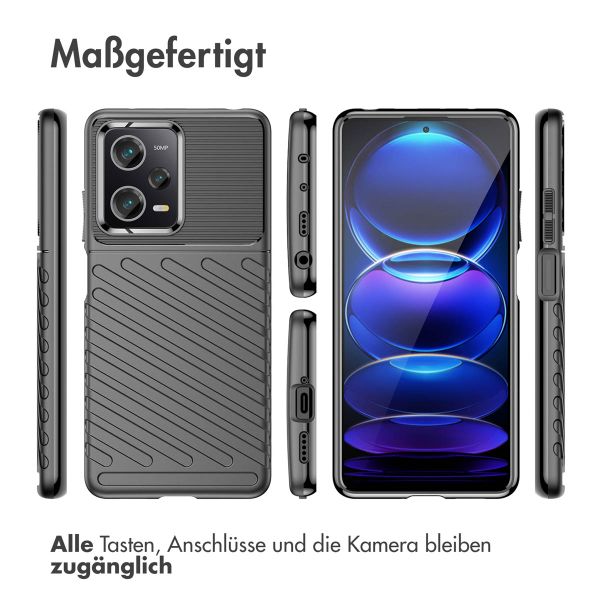 imoshion Thunder Backcover Xiaomi Poco X5 Pro 5G - Schwarz