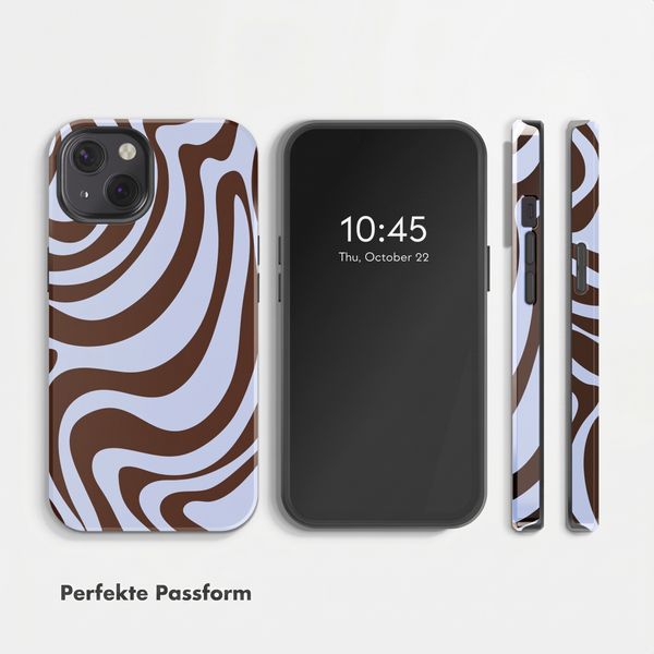 Selencia Vivid Back Cover Apple iPhone 13 - Dream Swirl Chocolate