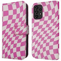 imoshion Design Klapphülle Samsung Galaxy A33 - Retro Pink