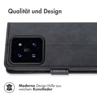 imoshion Luxuriöse Klapphülle für das Xiaomi 14 - Schwarz