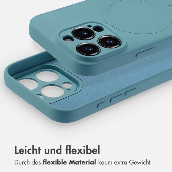 imoshion Color Back Cover mit MagSafe Apple iPhone 16 Pro - Smoke Green