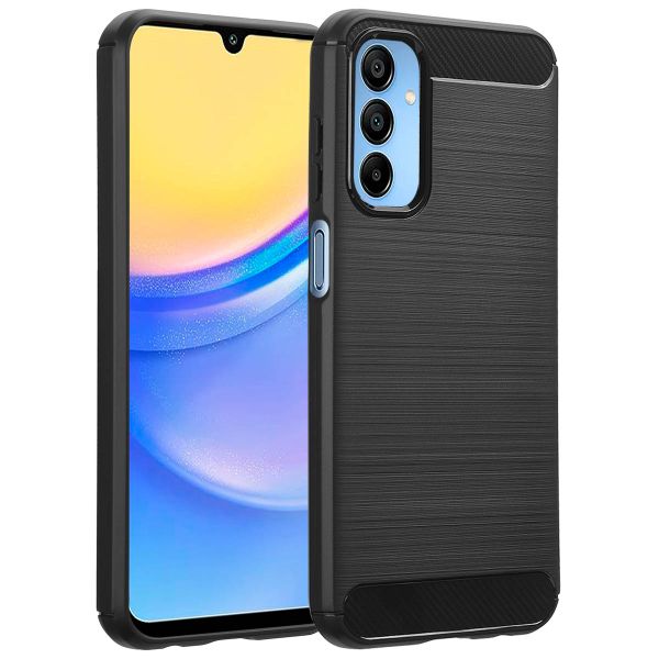 imoshion Brushed Back Cover für das Samsung Galaxy A15 (5G/4G) - Schwarz