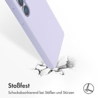 Accezz Liquid Silikoncase für das Samsung Galaxy S25 Ultra - Violett