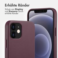 Accezz MagSafe Leather Backcover Apple iPhone 12 (Pro) - Heath Purple