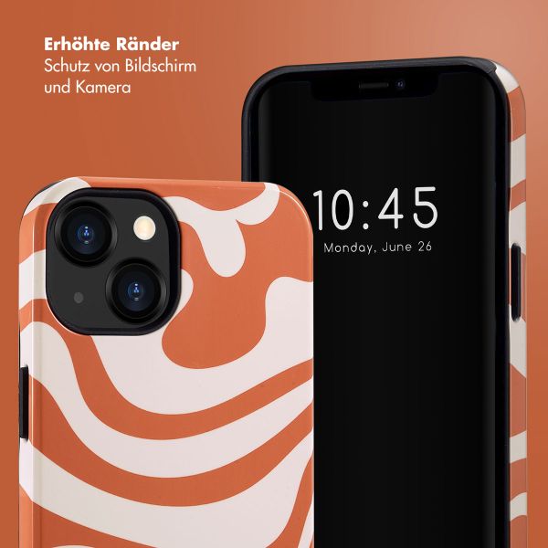 Selencia Vivid Back Cover Apple iPhone 13 - Dream Swirl Orange