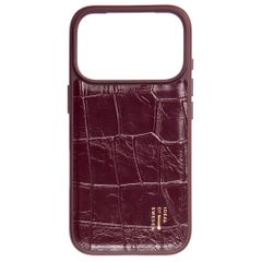 iDeal of Sweden MagSafe-H&uuml;lle aus veganem Leder Apple iPhone 18 Pro Max / 17 Pro Max - Fine Wine Croco