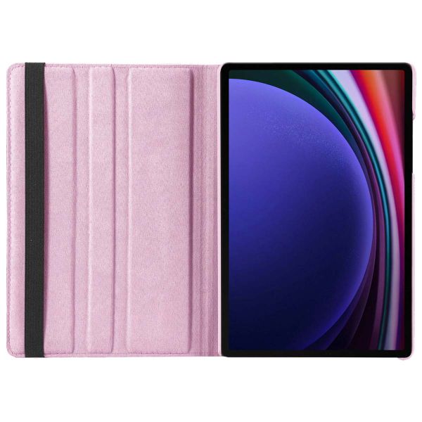 imoshion 360° drehbare Klapphülle für das Samsung Galaxy Tab S9 11.0 Zoll / Tab S9 FE 10.9 Zoll - Rosa