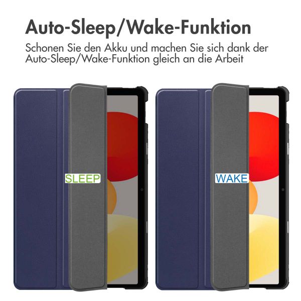 imoshion Trifold Klapphülle Xiaomi Redmi Pad SE - Dunkelblau