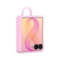 Samsung Silicone Magnet Cover Ring Samsung Galaxy Z Flip 8 - Rosa