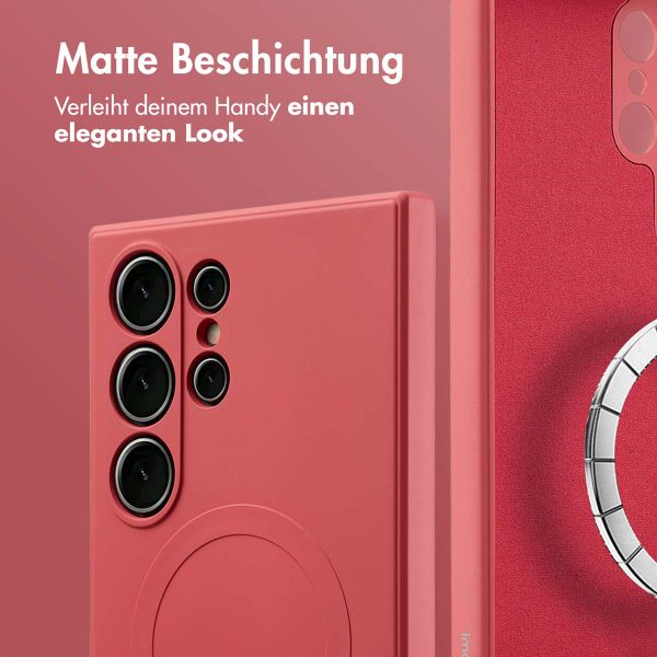 imoshion Color Back Cover mit MagSafe Samsung Galaxy S24 Ultra - Dusty Rose