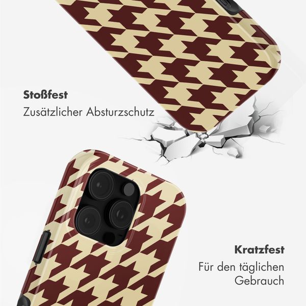 Selencia Vivid Rückabdeckung mit MagSafe Apple iPhone 16 Pro Max - Pied-de-Poule