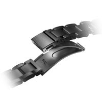 Uniq Osta Stahlarmband mit Selbstjustierenden Gliedern für das  Apple Watch Series 1 t/m 11 / SE / Ultra (44/45/46/49 mm) - Midnight Black