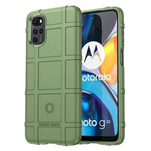 imoshion Rugged Shield Backcover für das Motorola Moto G22 / E32 / E32s - Grün