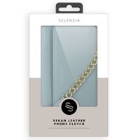 Selencia Clutch Klapphülle aus veganem Leder mit herausnehmbarem Case iPhone 11