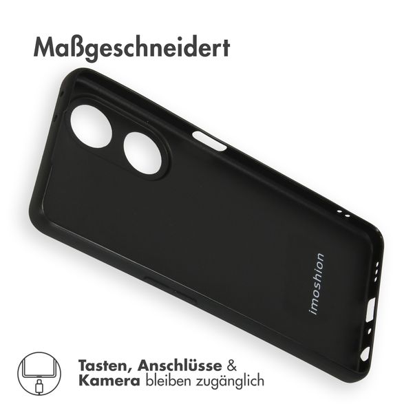 imoshion Color TPU Hülle für das Oppo A98 - Schwarz