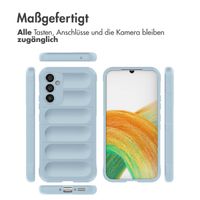 imoshion EasyGrip Back Cover für das Samsung Galaxy A34 (5G) - Hellblau