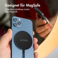 Accezz Wireless Charger USB-C - MagSafe kabelloses Ladegerät - 1 Meter - Schwarz