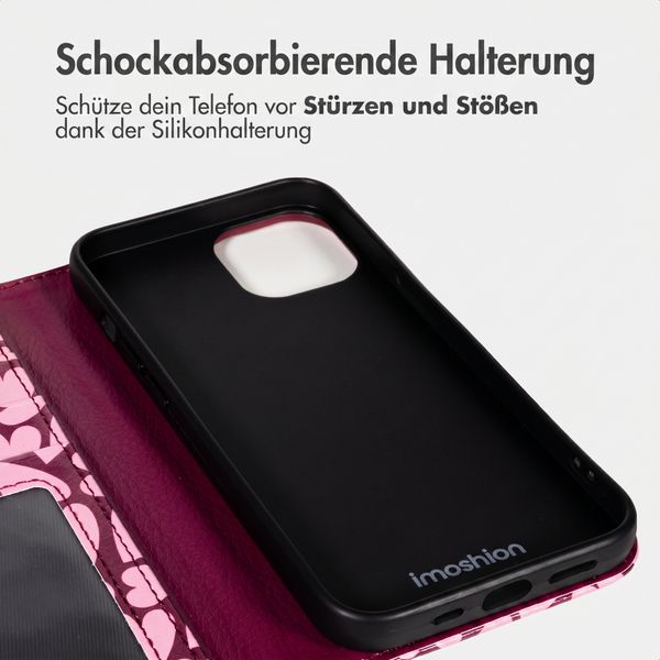 imoshion Design Klapphülle Apple iPhone 12 (Pro) - Hearty Blush