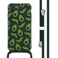 imoshion Silikonhülle design mit Band für das iPhone SE (2022 / 2020) / 8 / 7 - Avocado Green