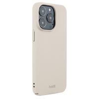 Holdit Slim Case für das iPhone 14 Pro - Light Beige