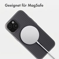 Accezz Lite Backcover mit MagSafe | Fluted | Apple iPhone 15 - Grau