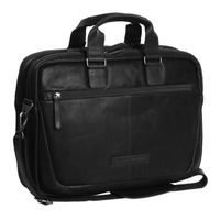 The Chesterfield Brand Seth Laptoptasche 15-15.6 Zoll - Echtes Leder - Schwarz