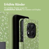 imoshion Design Klapphülle Xiaomi Redmi Note 14 Pro (5G) - Green Flowers