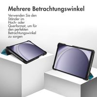 imoshion Design Trifold Klaphülle Samsung Galaxy Tab A11 / A9 8.7 Zoll - Green Plant