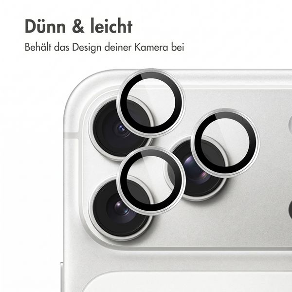 imoshion 2er-Pack Kameralinsenschutz für das Apple iPhone 18 Pro / 18 Pro Max - Silber
