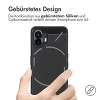 imoshion Brushed Back Cover Nothing Phone (2a) / (2a) Plus - Schwarz