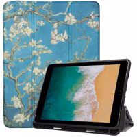 imoshion Design Trifold Klaphülle Apple iPad 6 (2018) 9.7 Zoll / iPad 5 (2017) 9.7 Zoll / Air 2 (2014)/Air 1 (2013) - Green Plant