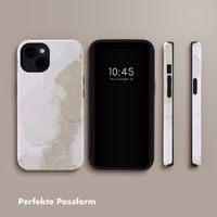 Selencia Vivid Rückabdeckung mit MagSafe Apple iPhone 14 - Marble Light Brown