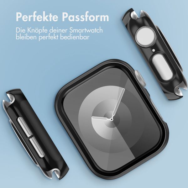 imoshion Full Cover glänzendes Hard Case Apple Watch 4 / 5 / 6 / SE - 40 mm - Schwarz
