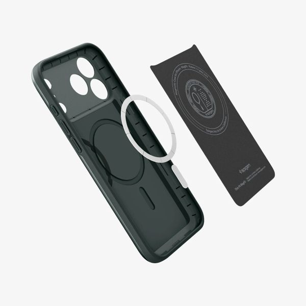 Spigen Thin Fit Backcover mit MagSafe Apple iPhone 17 Pro - Abyss Green