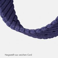imoshion Corduroy-Band für Apple Watch | 38/40/41/42 mm - Dunkelblau
