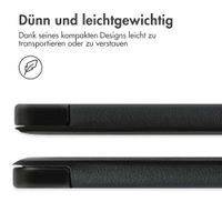 imoshion Trifold Klapphülle für das Samsung Galaxy Tab A9 8.7 Zoll - Schwarz