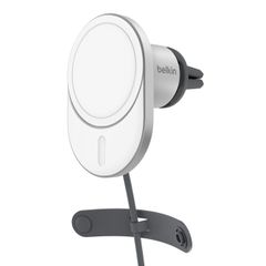 Belkin BoostCharge Pro Magnetisches Kabelloses Autoladegerät - Telefonhalterung Lüftungsgitter - Inklusive Adapter
