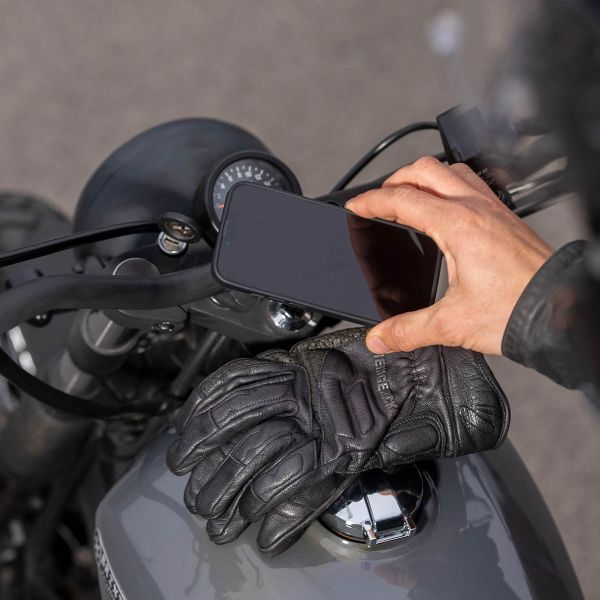 SP Connect Moto Mount LT – Handyhalter fürs Motorrad - Universalhalter für SPC+ Hüllen - Schwarz