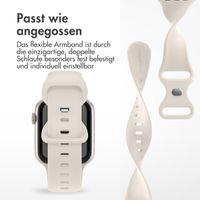 imoshion Silikonband⁺ für die Apple Watch Series 1 bis 10 / SE / Ultra (2) (44/45/46/49 mm) - Polarstern - Größe M/L