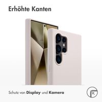 Accezz Liquid Silikoncase mit MagSafe Samsung Galaxy S24 Ultra - Stone