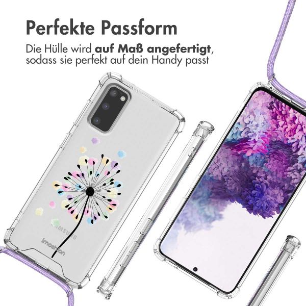 imoshion Design Hülle mit Band für das Samsung Galaxy S20 - Sandstone Dandelion