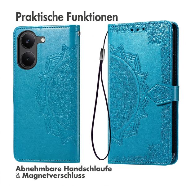 imoshion Mandala Klapphülle Xiaomi Poco X8 Pro - Türkis