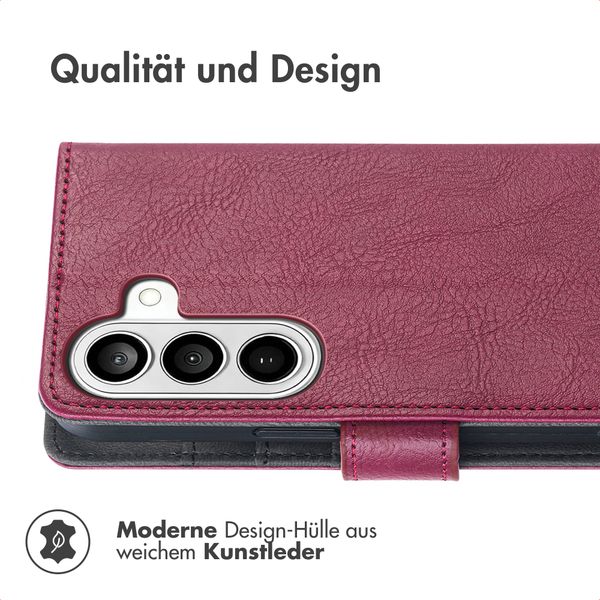 imoshion Luxuriöse Klapphülle Samsung Galaxy S26 - Bordeaux