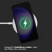 Accezz Liquid Silikoncase Samsung Galaxy S23 Plus - Schwarz
