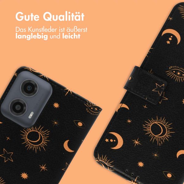 imoshion Design Klapphülle Motorola Moto G34 - Sky Black